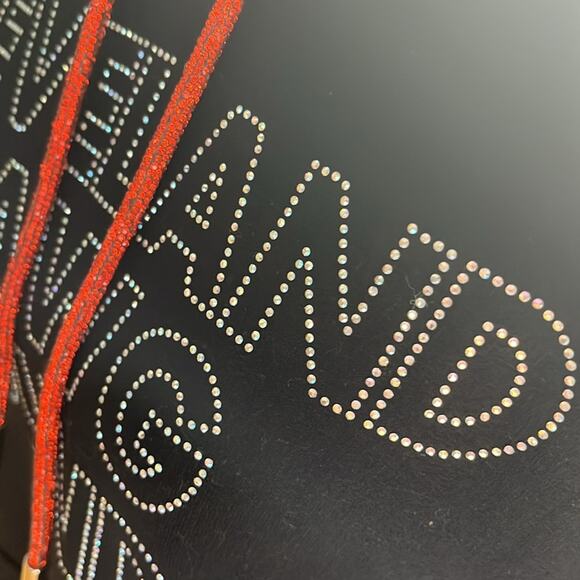 Cleveland Browns Dawg Pound Hoodie Glass Rhinestones Large Black - Picture 5 of 13